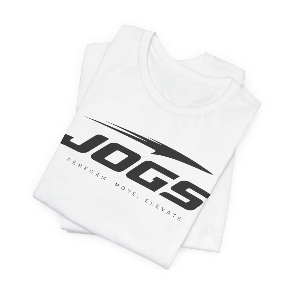 JOGS Performance Tee — 'JOGS' Logo Athletic Running Shirt
