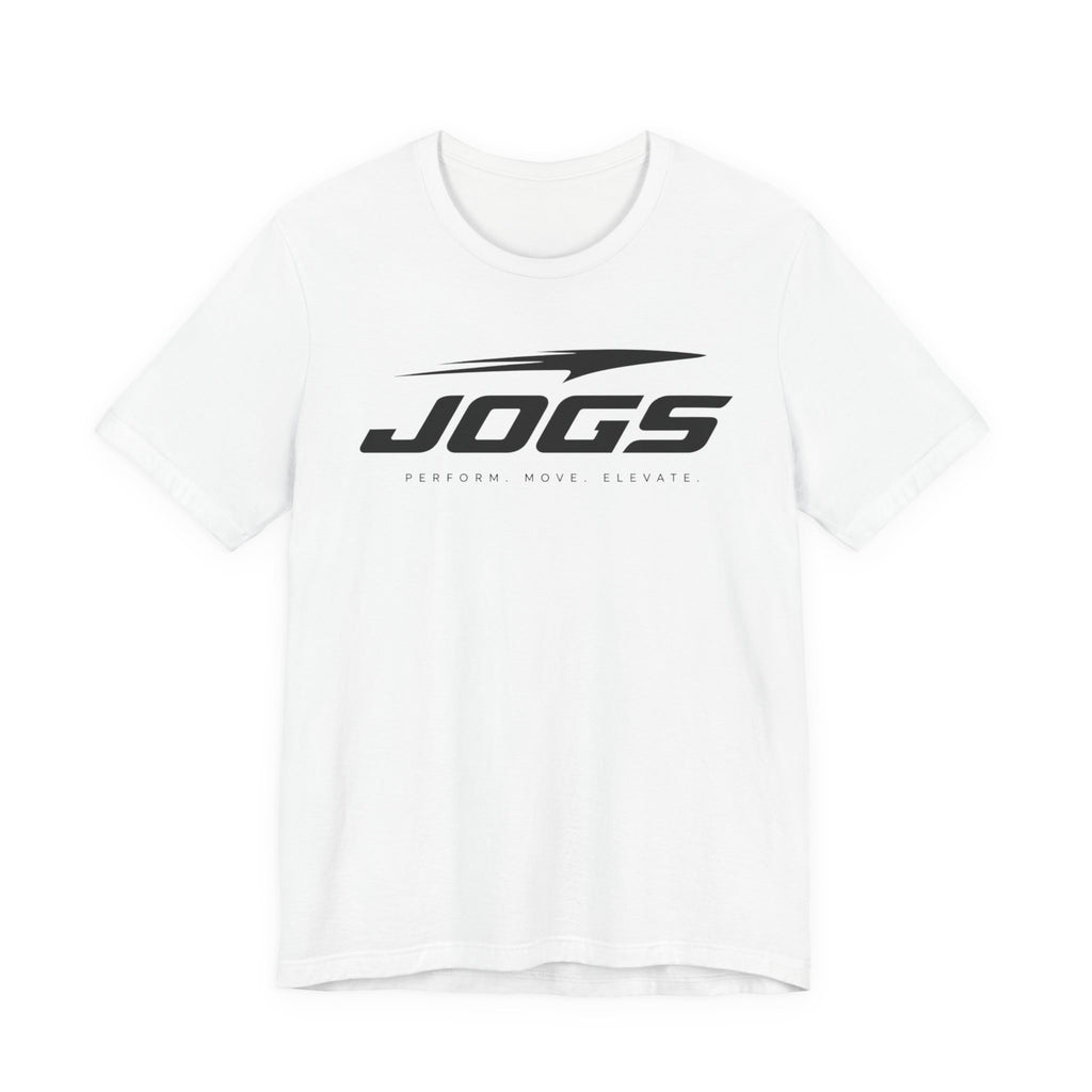 JOGS Performance Tee — 'JOGS' Logo Athletic Running Shirt