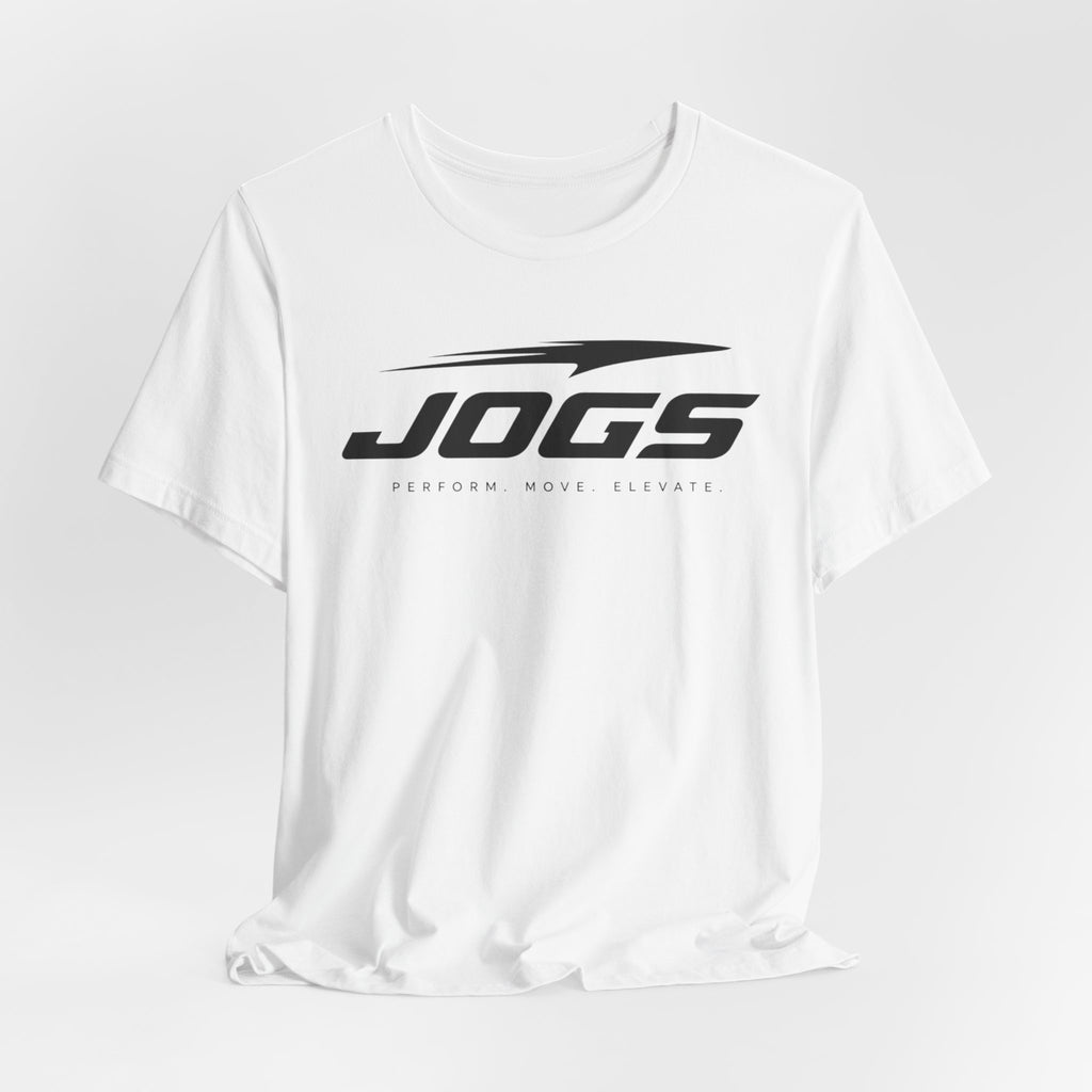JOGS Performance Tee — 'JOGS' Logo Athletic Running Shirt