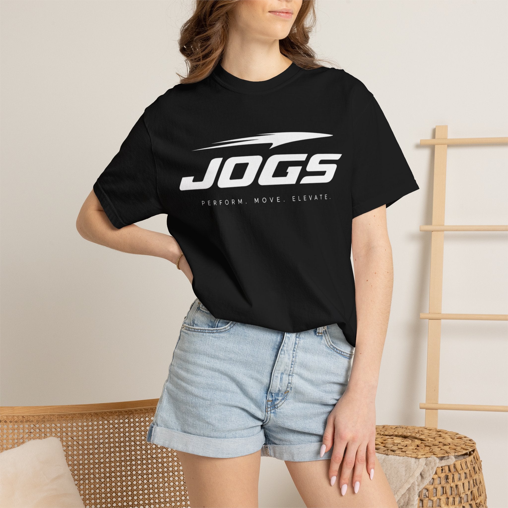 JOGS Performance Tee — 'Perform Move Elevate' Athletic T-Shirt